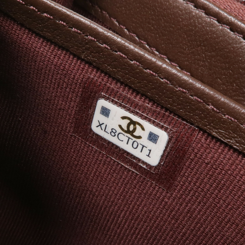 CHANEL 羊皮皮革Long Wallet金扣長錢包-16