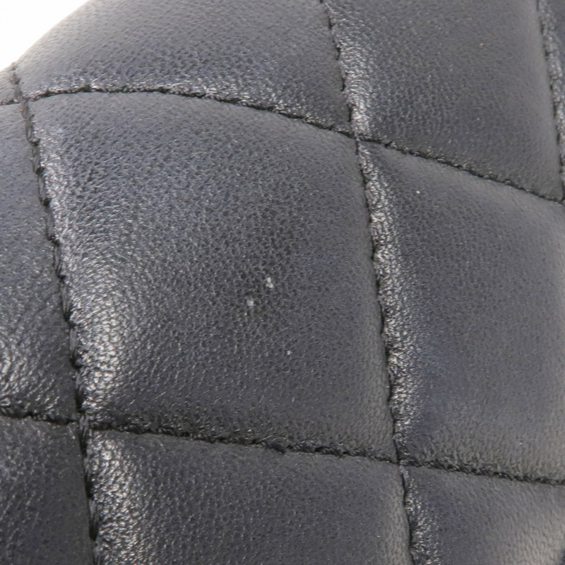 CHANEL 羊皮皮革Long Wallet金扣長錢包-19