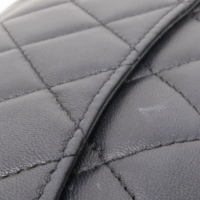 CHANEL 羊皮皮革Long Wallet金扣長錢包-20