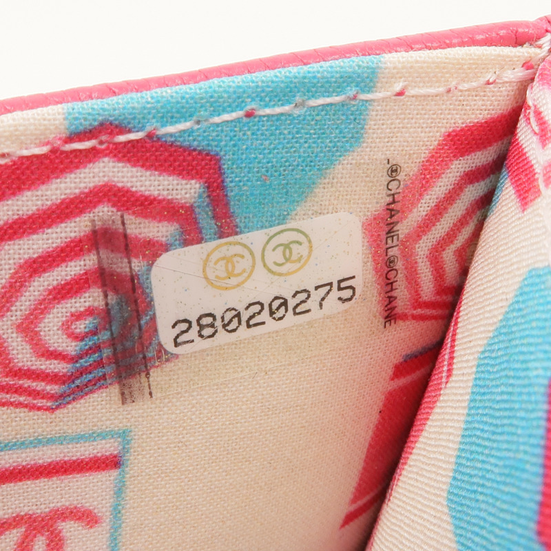 CHANEL 牛皮皮革Wallet銀扣錢包-14