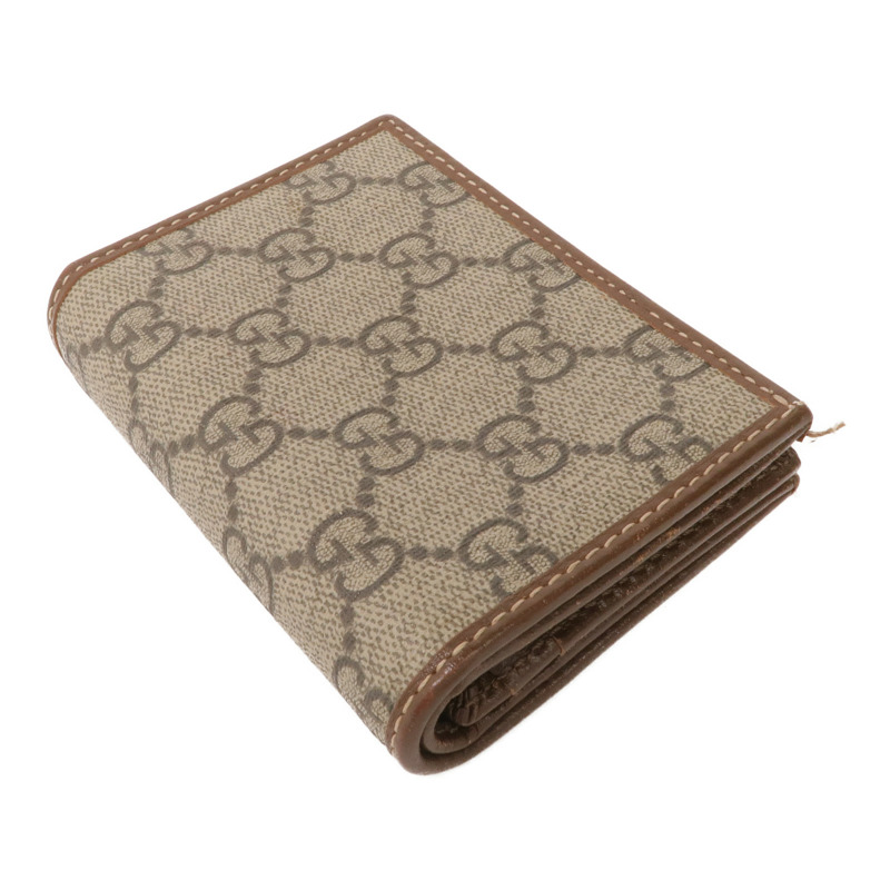 GUCCI 塗層帆布Horsebit Wallet金扣錢包-4