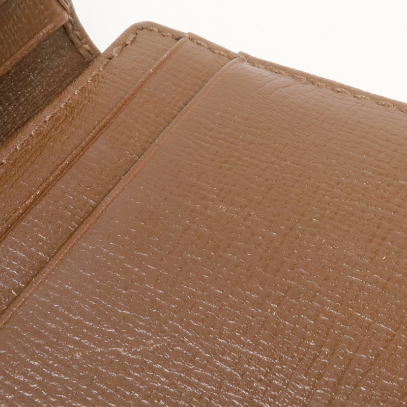 GUCCI 塗層帆布Horsebit Wallet金扣錢包-15