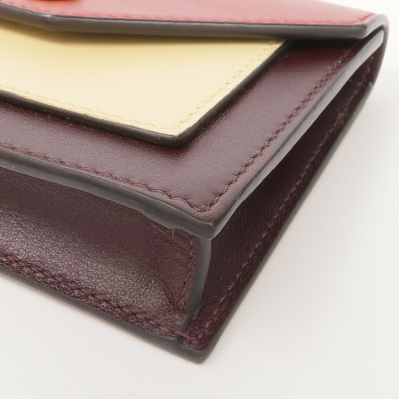 CELINE 牛皮皮革Card Case金扣卡片套-6