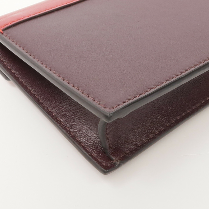 CELINE 牛皮皮革Card Case金扣卡片套-9