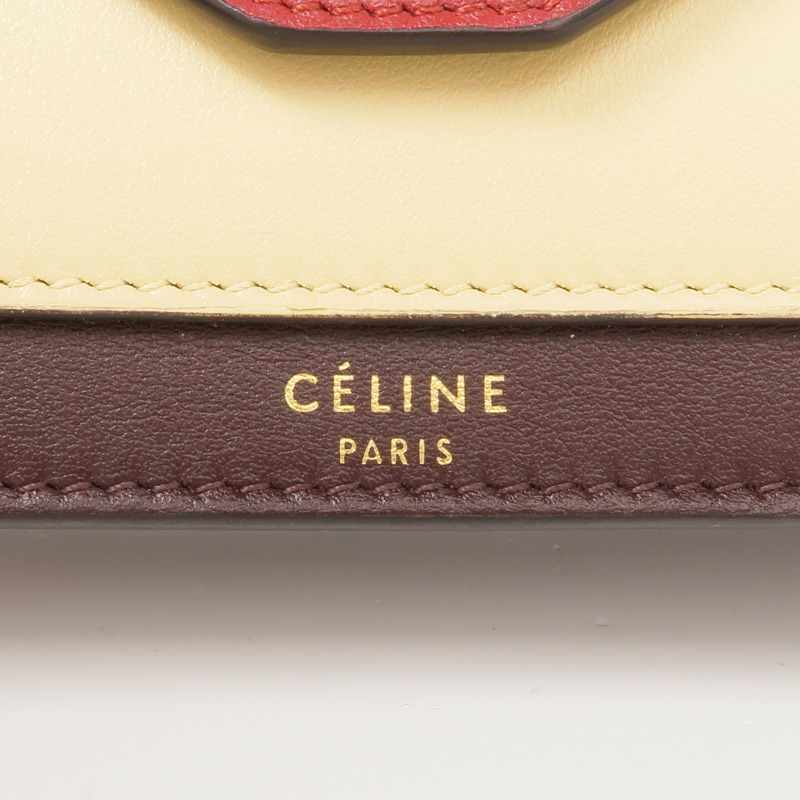 CELINE 牛皮皮革Card Case金扣卡片套-11