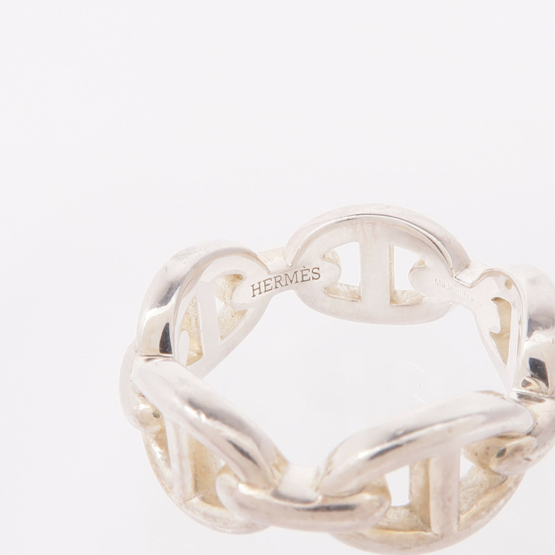 HERMES 925純銀Farandole Ring戒指Hermes#52/US#6-4