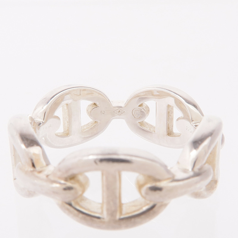 HERMES 925純銀Farandole Ring戒指Hermes#52/US#6-5