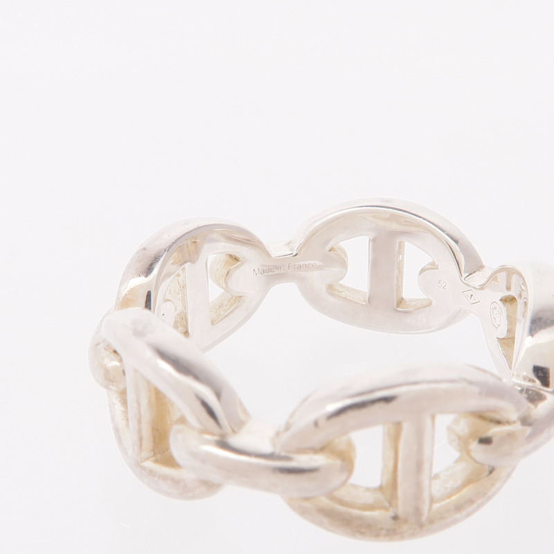 HERMES 925純銀Farandole Ring戒指Hermes#52/US#6-6