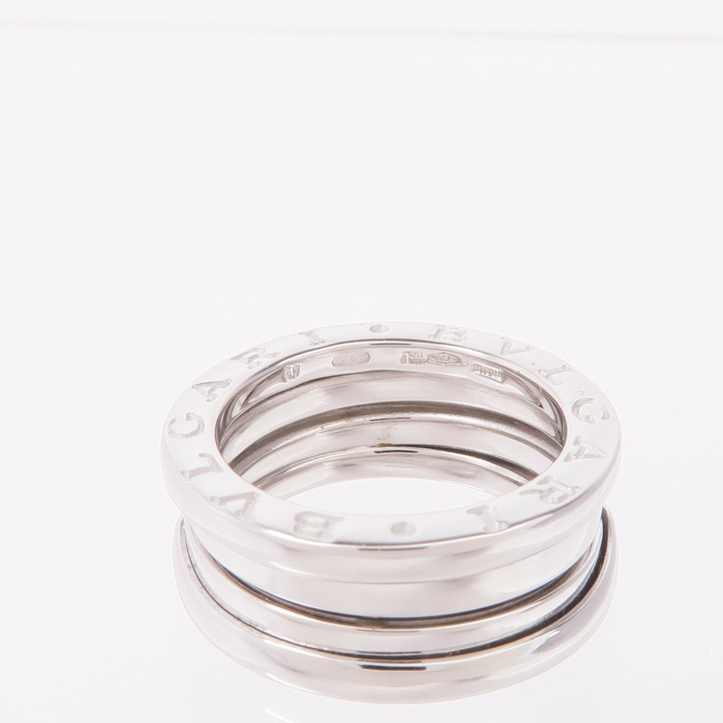 BVLGARI 18K白金B-zero1pm Ring戒指BLV#49/US#4.5-4