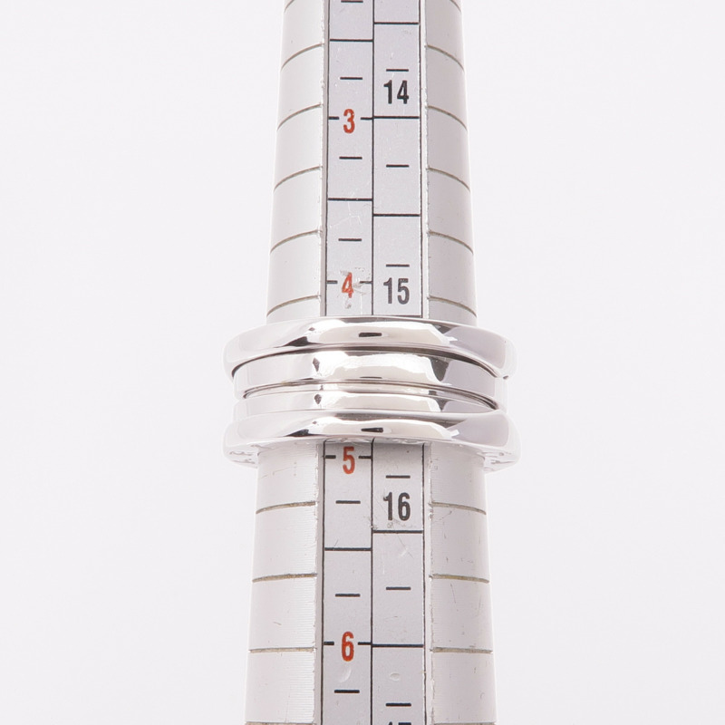 BVLGARI 18K白金B-zero1pm Ring戒指BLV#49/US#4.5-5