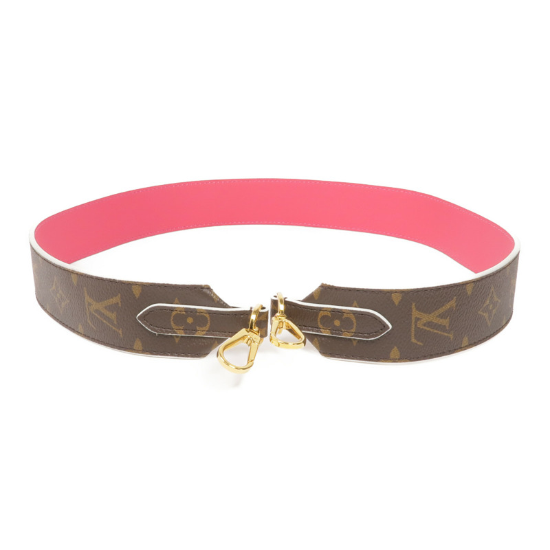 LOUIS VUITTON Monogram Shoulder Strap金扣掛飾-0