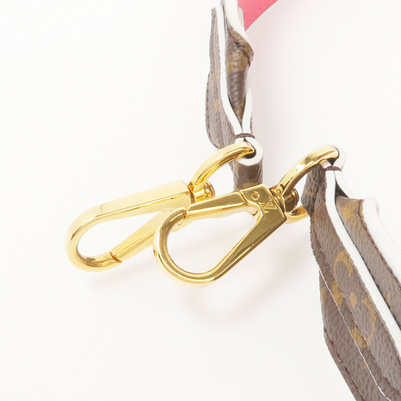 LOUIS VUITTON Monogram Shoulder Strap金扣掛飾-3