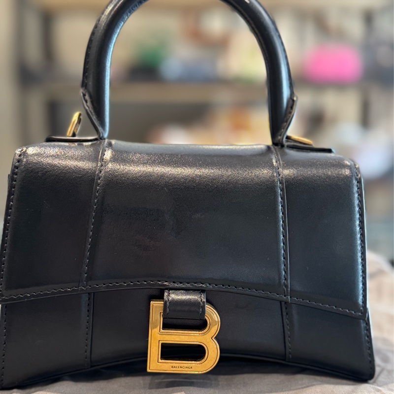 Balenciaga 亮面牛皮沙漏包-1