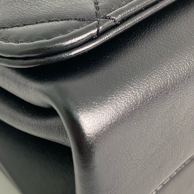 △ Chanel 香奈兒 Black Lambskin Gold Tone Metal Chain 2 Way Bag AS2638 黑色小羊皮金色金屬鎖鏈兩用袋 - 257021017-6