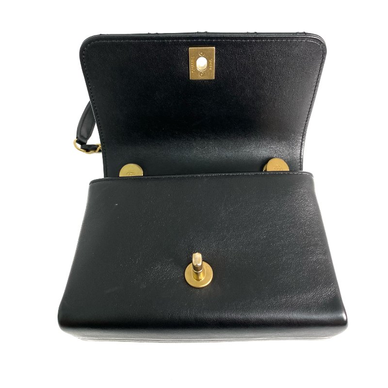 △ Chanel 香奈兒 Black Lambskin Gold Tone Metal Chain 2 Way Bag AS2638 黑色小羊皮金色金屬鎖鏈兩用袋 - 257021017-14