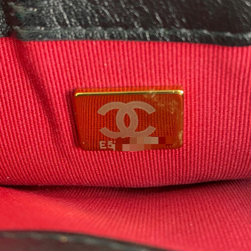 △ Chanel 香奈兒 Black Lambskin Gold Tone Metal Chain 2 Way Bag AS2638 黑色小羊皮金色金屬鎖鏈兩用袋 - 257021017-21