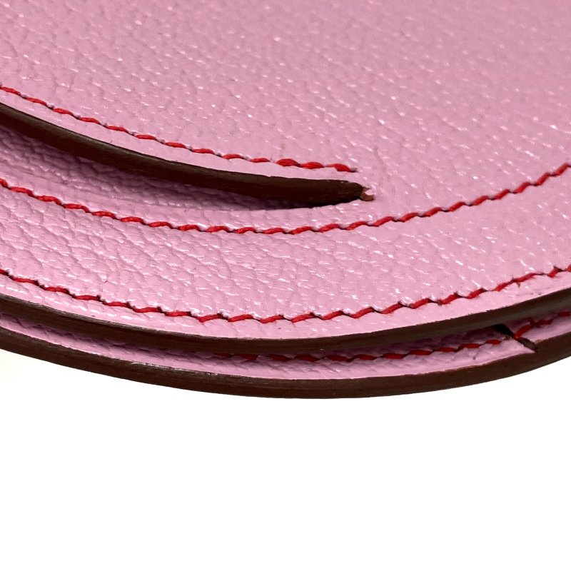 ☆ Hermes 愛馬仕 X9 Mauve Sylvestre Mysore Goatskin In The Loop Compact Wallet Stamp D 錦葵紫山羊皮短銀包 D刻 - 257022498-8