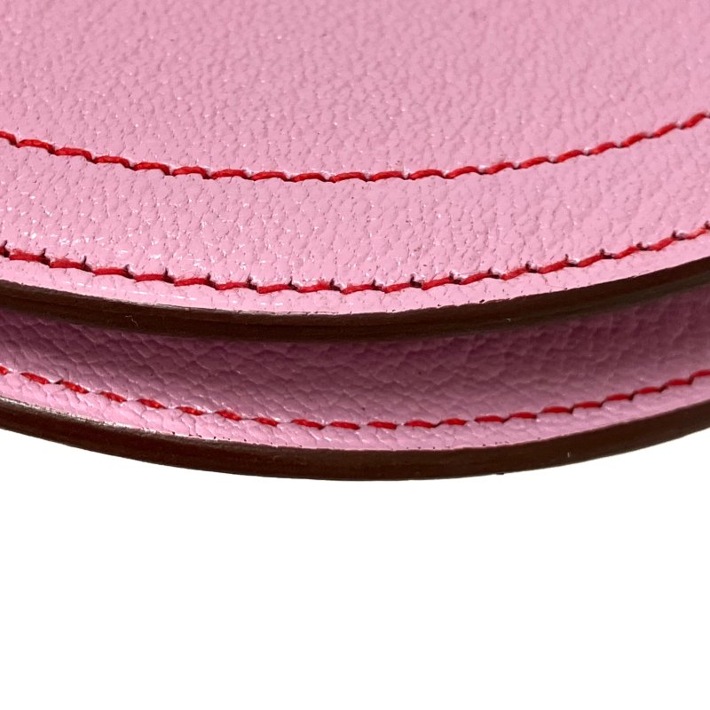 ☆ Hermes 愛馬仕 X9 Mauve Sylvestre Mysore Goatskin In The Loop Compact Wallet Stamp D 錦葵紫山羊皮短銀包 D刻 - 257022498-9