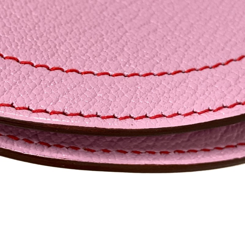 ☆ Hermes 愛馬仕 X9 Mauve Sylvestre Mysore Goatskin In The Loop Compact Wallet Stamp D 錦葵紫山羊皮短銀包 D刻 - 257022498-11