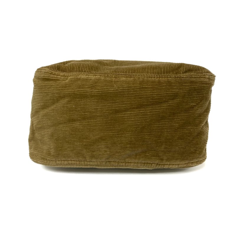 ☆ Fendi 芬迪 Brown Corduroy Mamma Shoulder Bag 啡色燈芯絨肩背袋 - 257022488-4