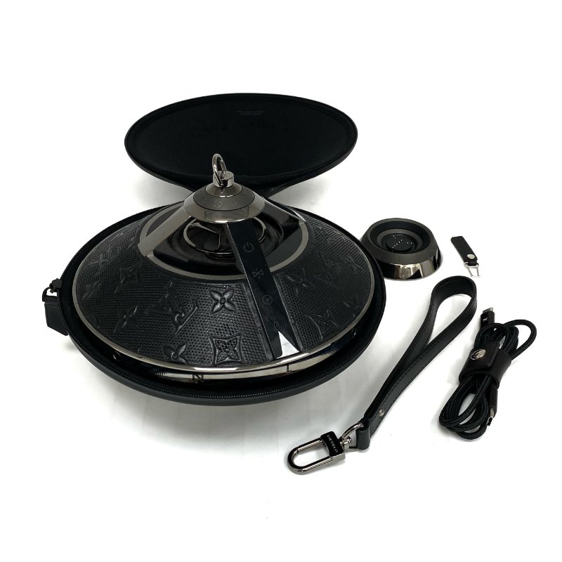 ☆ Louis Vuitton 路易威登 Black Horizon Light Up Speaker QAC000 黑色發光擴音器QAC000 - 257018133-8