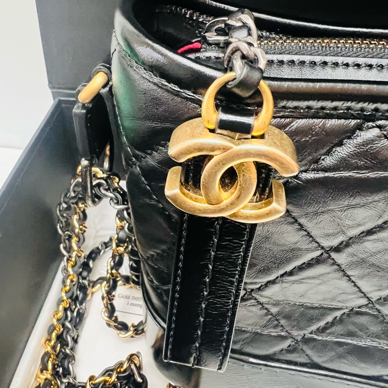 香奈兒流浪包小款晶片款-1