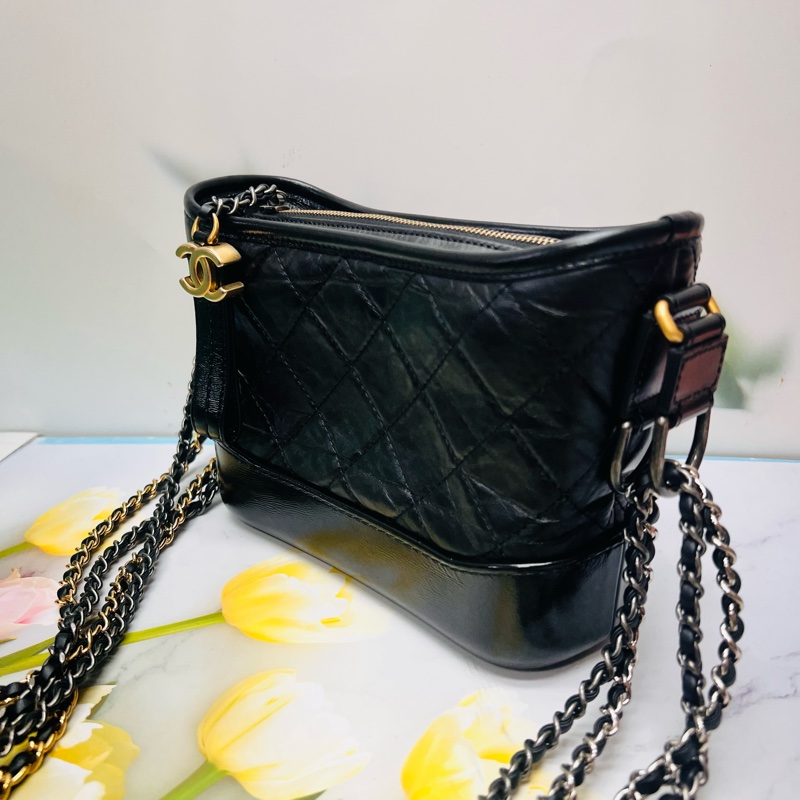 香奈兒流浪包小款晶片款-2