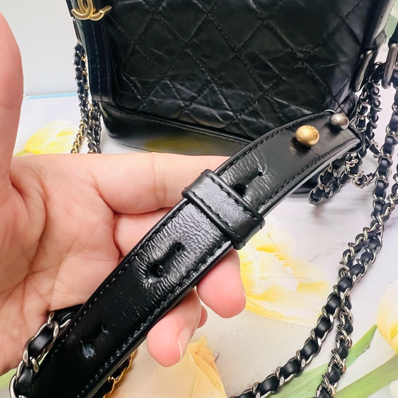 香奈兒流浪包小款晶片款-5