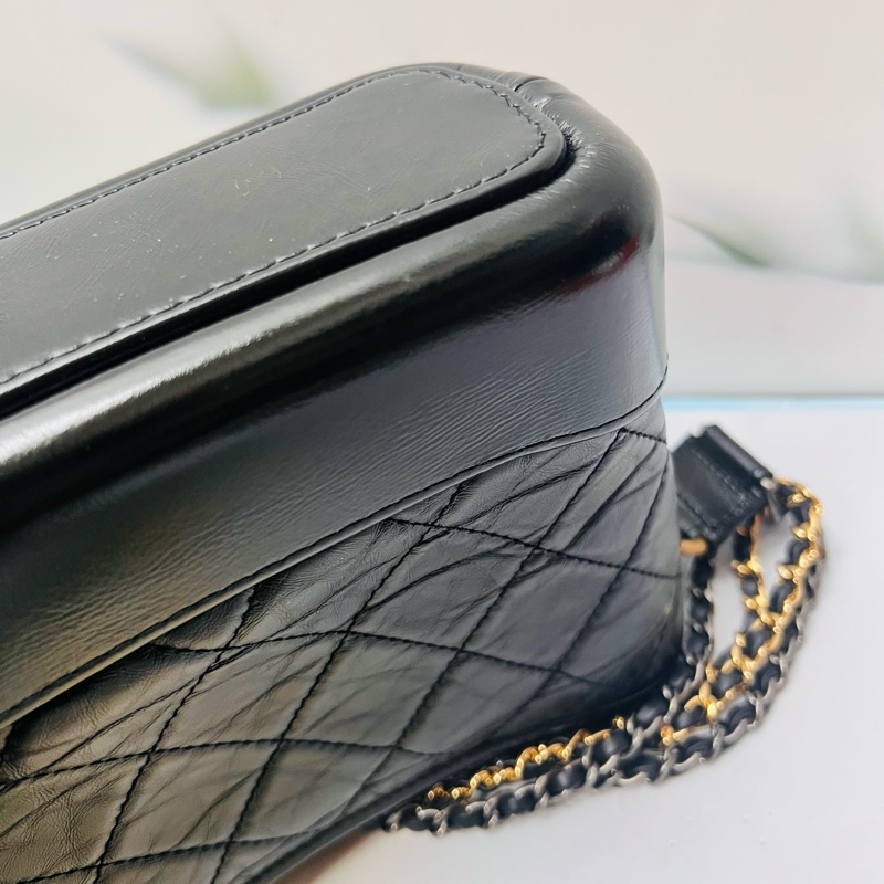 香奈兒流浪包小款晶片款-9