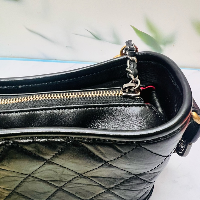 香奈兒流浪包小款晶片款-12