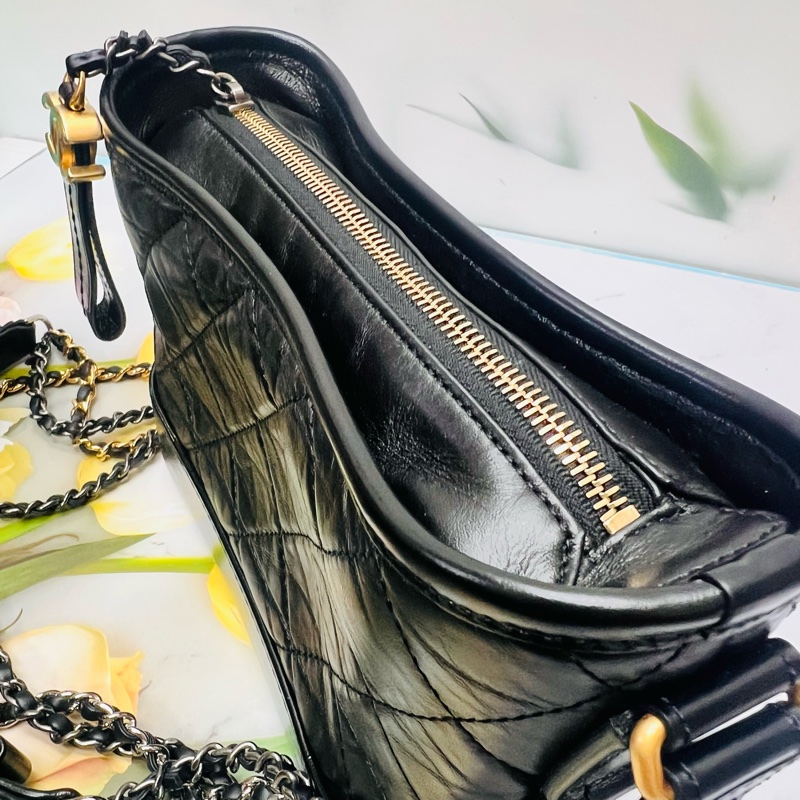 香奈兒流浪包小款晶片款-13