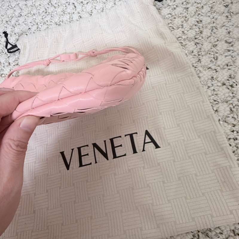 BV 🎀超粉嫩 束口小袋 可上肩/手提-10