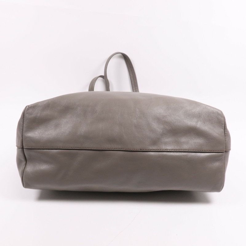 Miu Miu 牛皮皮革Tote Bag銀扣手挽袋-3