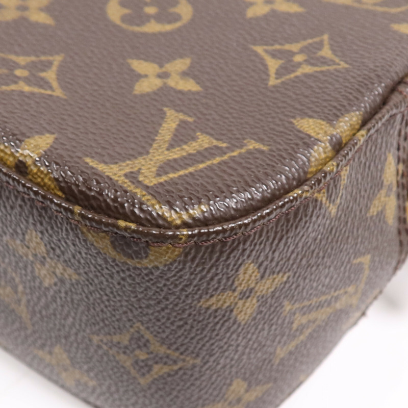LOUIS VUITTON Monogram Spontini金扣手挽肩背兩用袋棕色-4