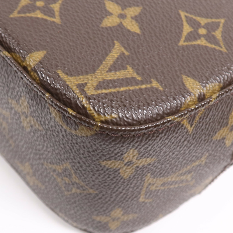 LOUIS VUITTON Monogram Spontini金扣手挽肩背兩用袋棕色-6