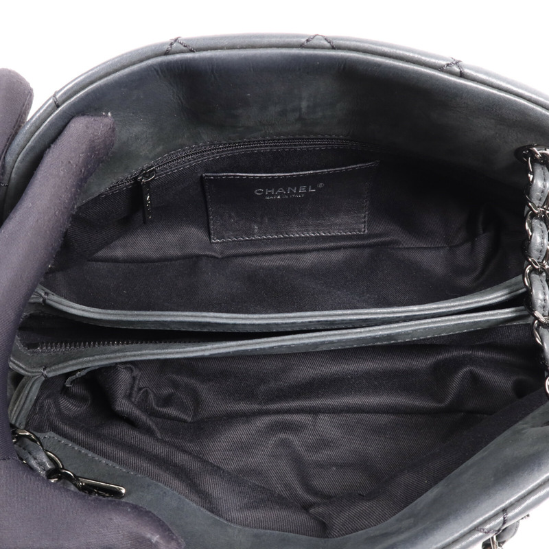 CHANEL 牛皮皮革Shoulder Bag鏈帶肩背袋-10