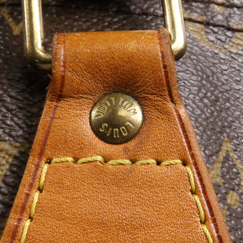 LOUIS VUITTON Monogram Speedy 35金扣手挽袋-15