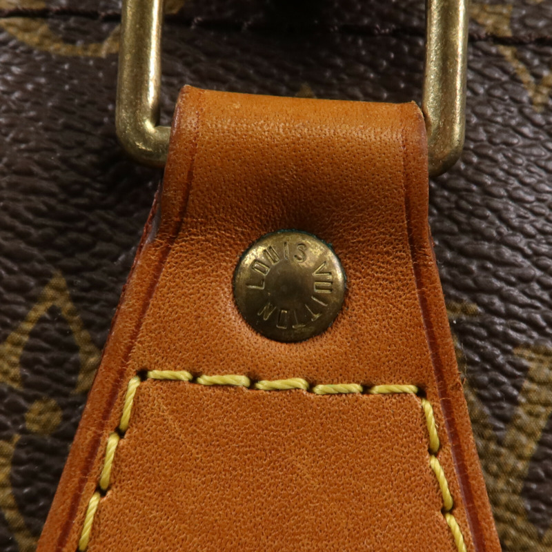 LOUIS VUITTON Monogram Speedy 35金扣手挽袋-16