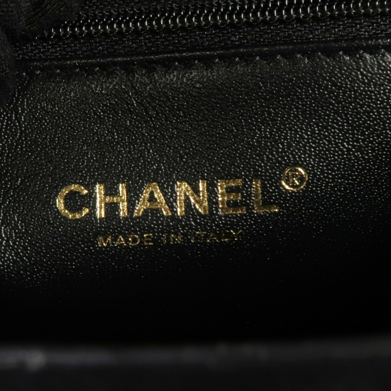 CHANEL 牛皮皮革Chain Shoulder Bag金扣鏈帶肩背袋-14