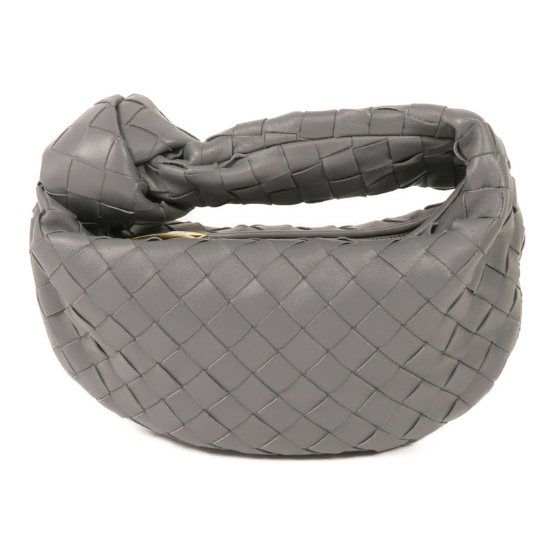 BOTTEGA VENETA 織紋皮革Mini Jodi金扣手挽袋-0