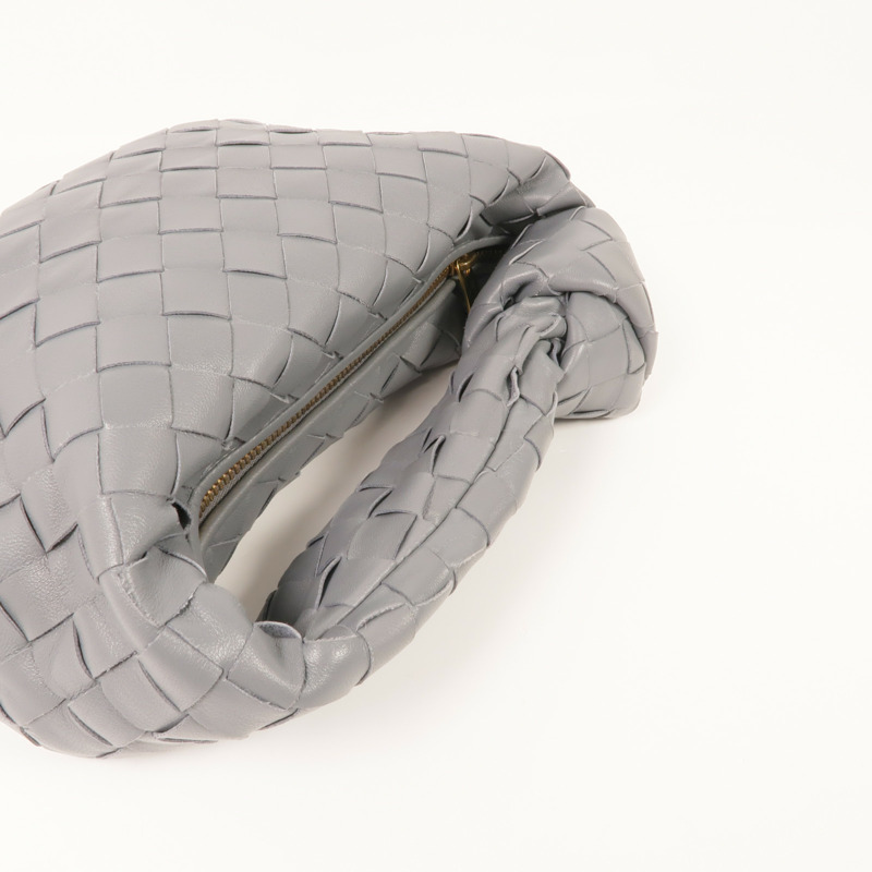 BOTTEGA VENETA 織紋皮革Mini Jodi金扣手挽袋-4