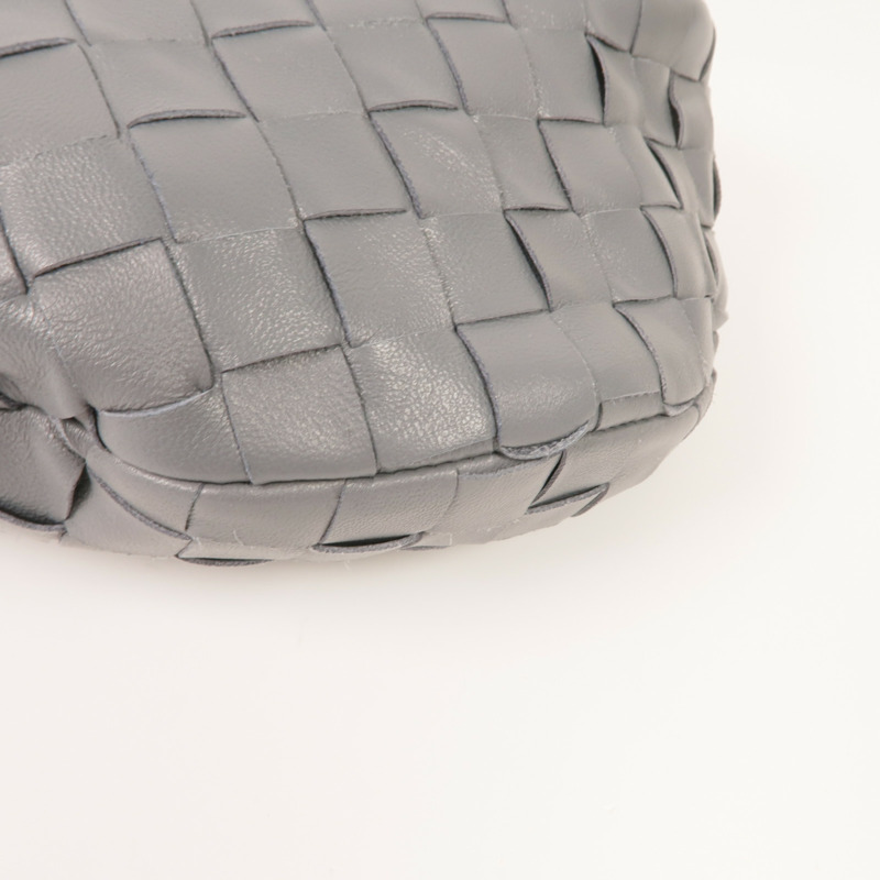 BOTTEGA VENETA 織紋皮革Mini Jodi金扣手挽袋-5