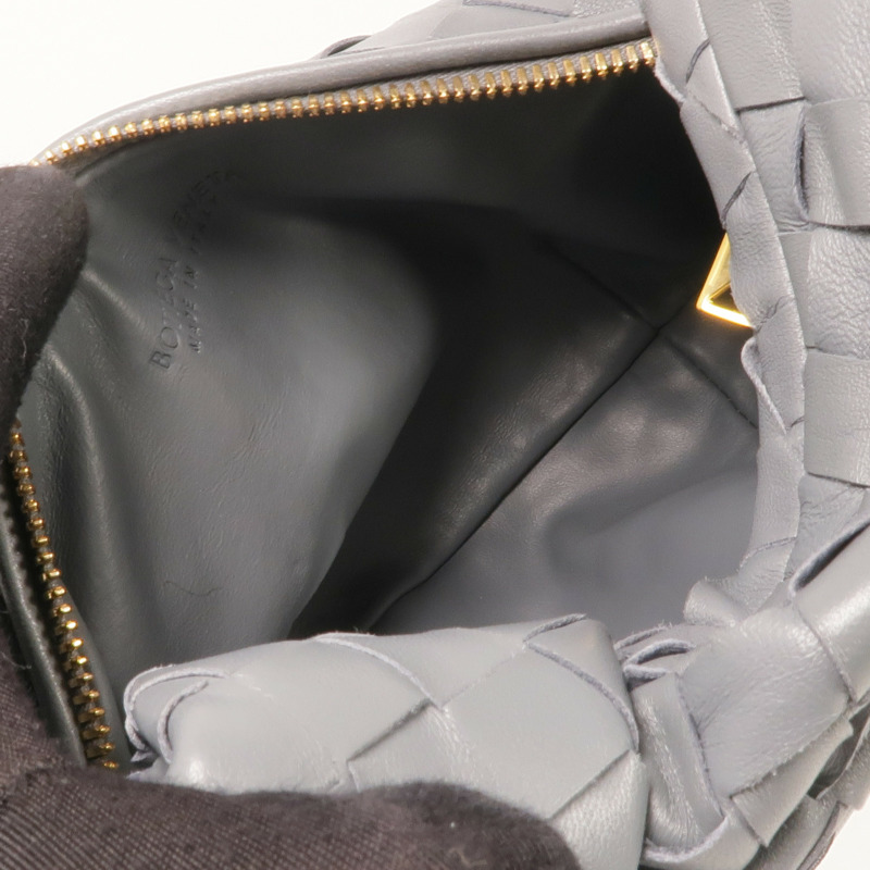 BOTTEGA VENETA 織紋皮革Mini Jodi金扣手挽袋-10