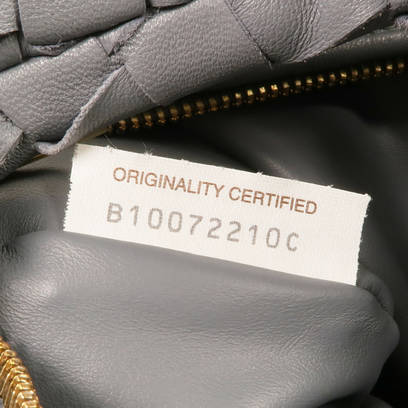 BOTTEGA VENETA 織紋皮革Mini Jodi金扣手挽袋-13