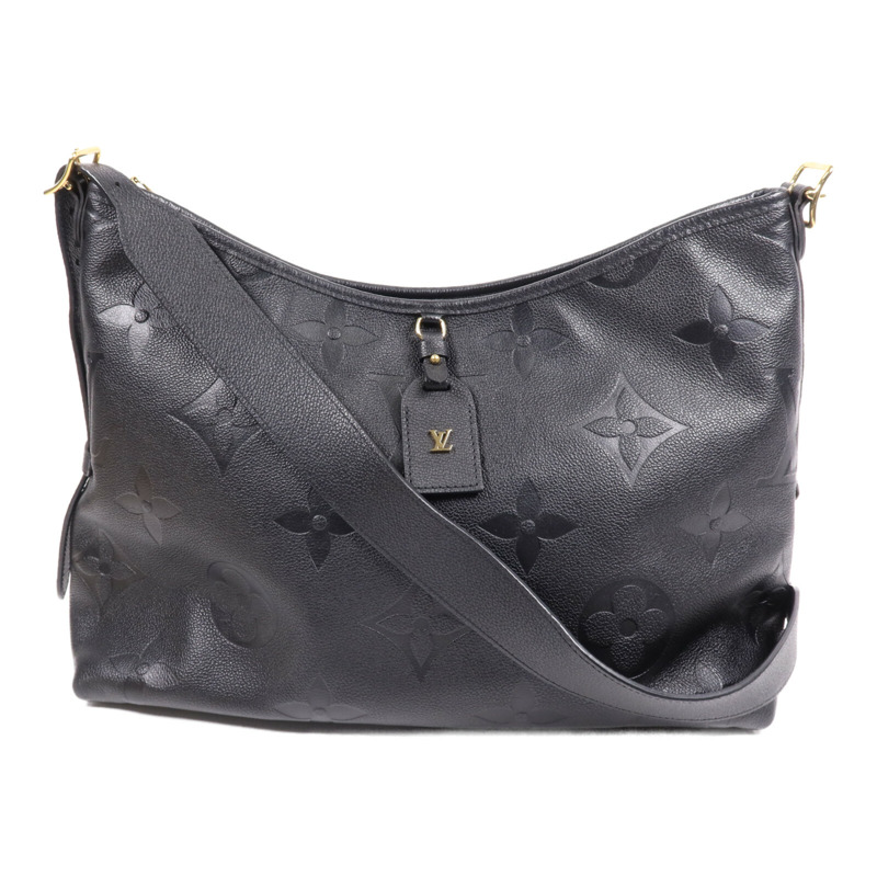 LOUIS VUITTON Monogram Empreinte CarryAll MM金扣肩背袋-0