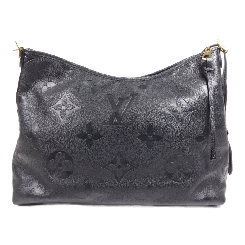 LOUIS VUITTON Monogram Empreinte CarryAll MM金扣肩背袋-1