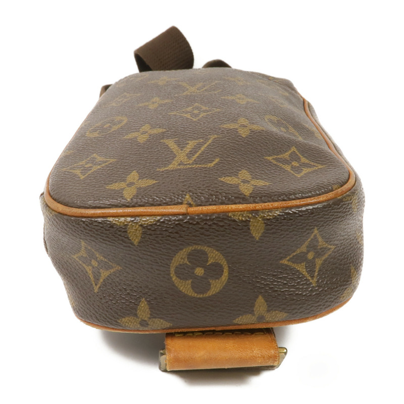 LOUIS VUITTON Monogram Pochette Gange金扣腰包-3