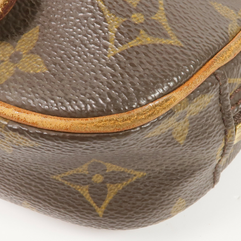 LOUIS VUITTON Monogram Pochette Gange金扣腰包-7