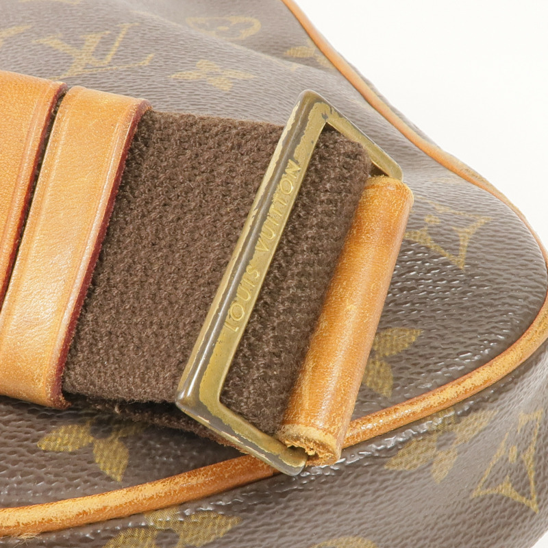 LOUIS VUITTON Monogram Pochette Gange金扣腰包-10