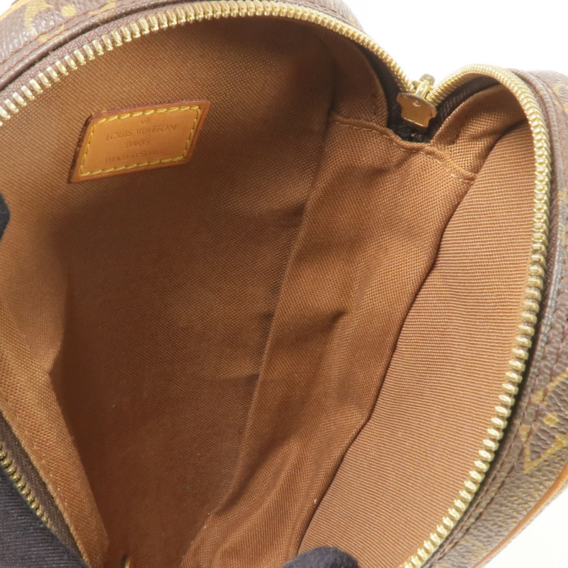 LOUIS VUITTON Monogram Pochette Gange金扣腰包-13